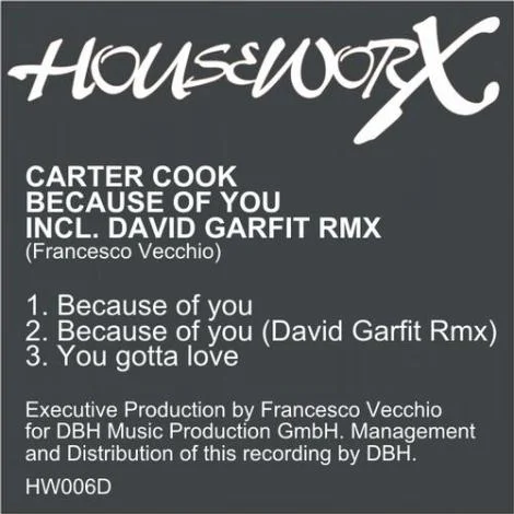 image cover: Carter Cook - Because Of You (HW006D)