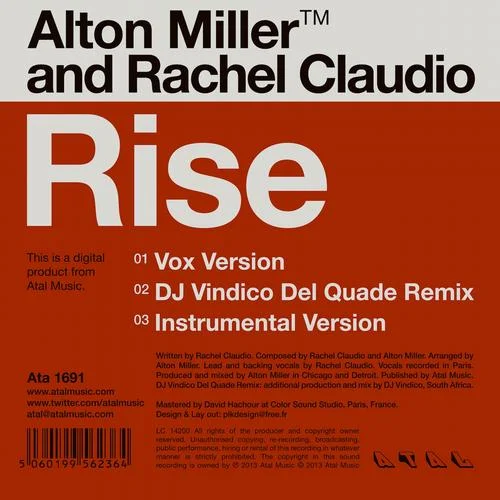 image cover: Alton Miller & Rachel Claudio - Rise [ATA1691]