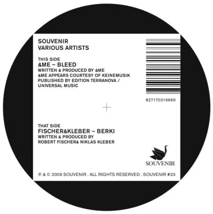 image cover: VA – Bleed / Berki (Souvenir Various Artists 02) [SOUVENIR023]