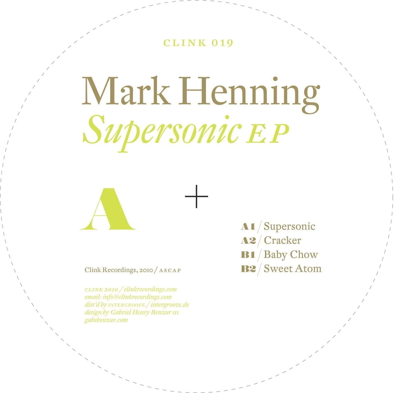 image cover: Mark Henning – Supersonic [CLINK019]