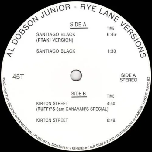 image cover: Al Dobson Jr. - Rye Lane (Versions)