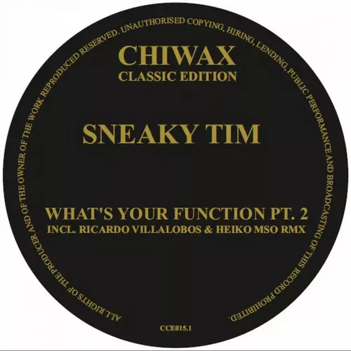 image cover: Ricardo Villalobos, Heiko MSO, Sneaky Tim - Whats Your Function Part 2 [CCE015POINT1]