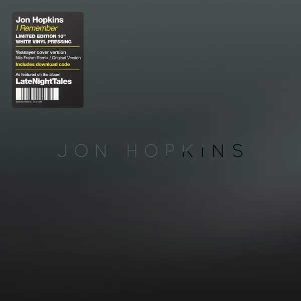 image cover: Jon Hopkins - I Remember [ALN1039]