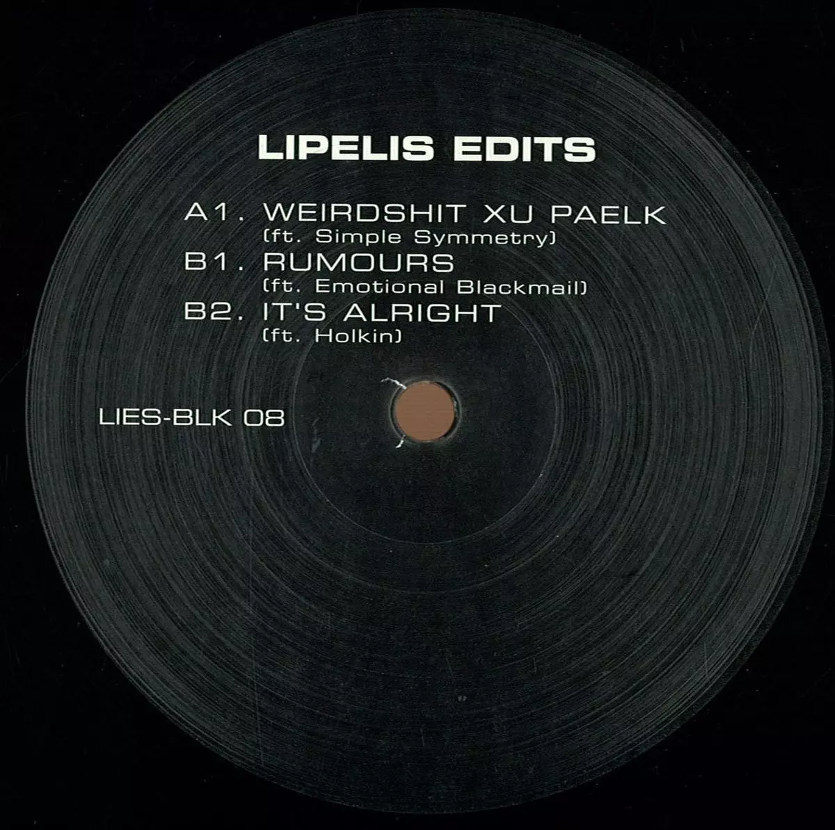 image cover: Lipelis - Lipelis Edits [LIESBLK08]