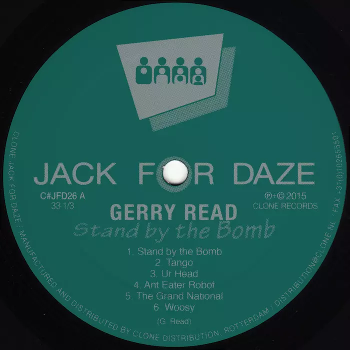 image cover: Gerry Read - Stand By The Bomb [CJFD26]