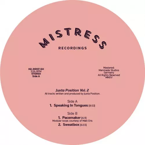 image cover: Juxta Position - Juxta Position Vol. 2 / Mistress Recordings