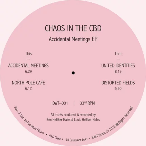 image cover: VINYL: Chaos In The Cbd - Accidental Meetings / In Dust We Trust