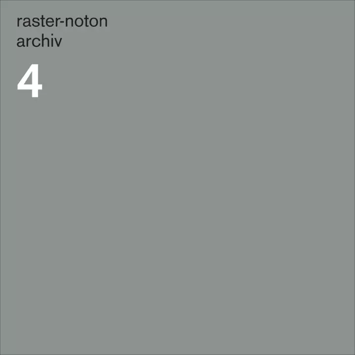 image cover: VA - Raster Noton - Archiv 4 / Raster Noton