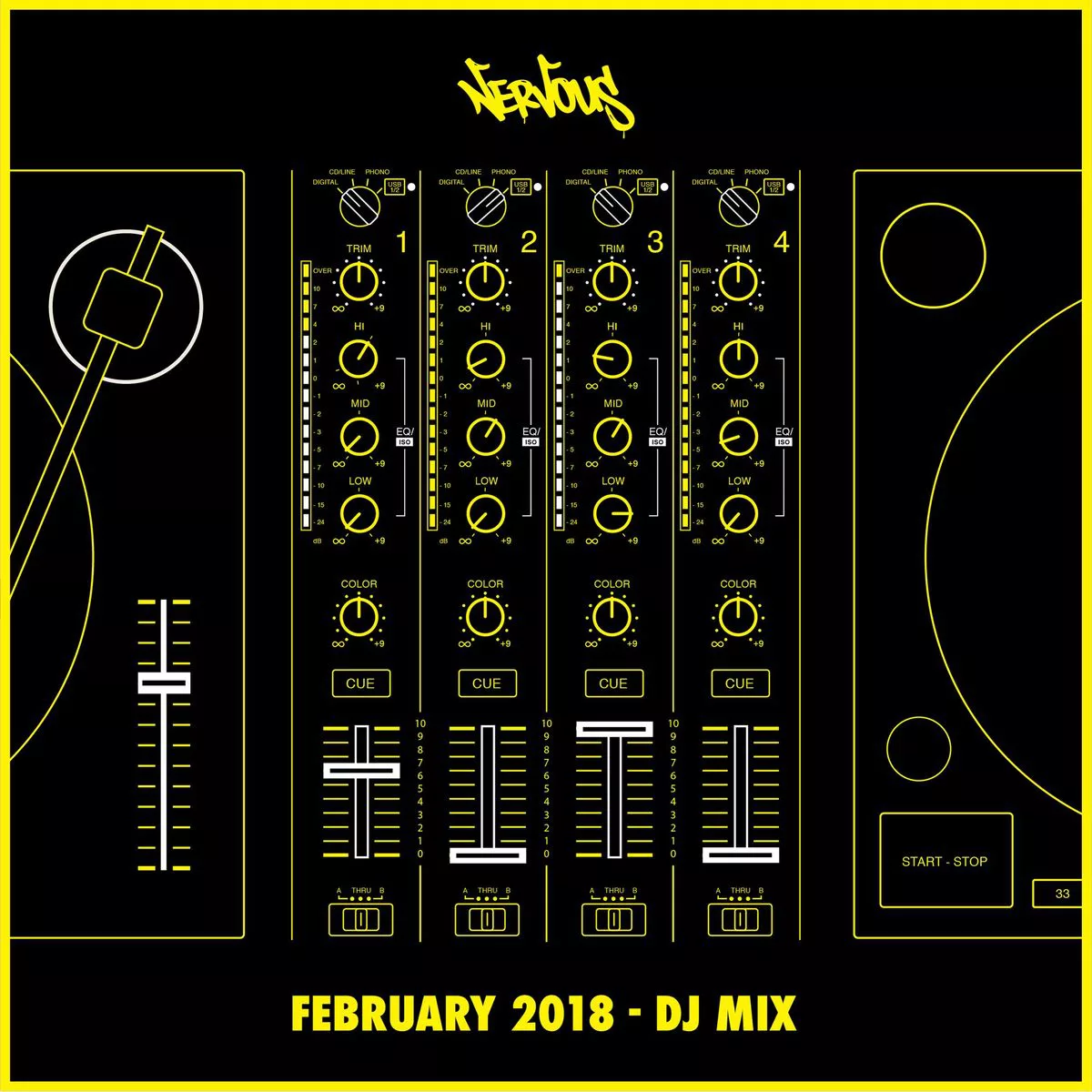 image cover: VA - Nervous February 2018 - DJ Mix / Nervous Records