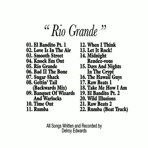 image cover: Delroy Edwards - Rio Grande / LACR022