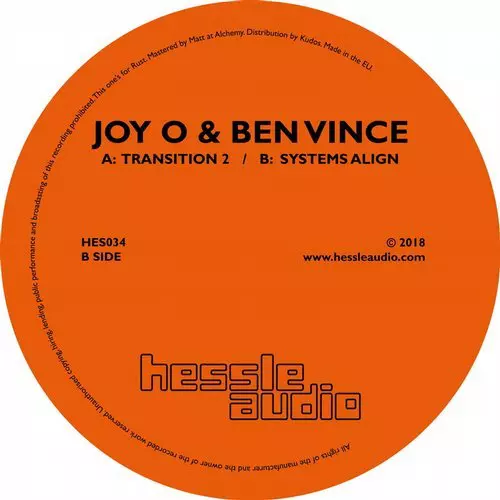 image cover: Joy O, Ben Vince - Transition 2 / Systems Align / HES034