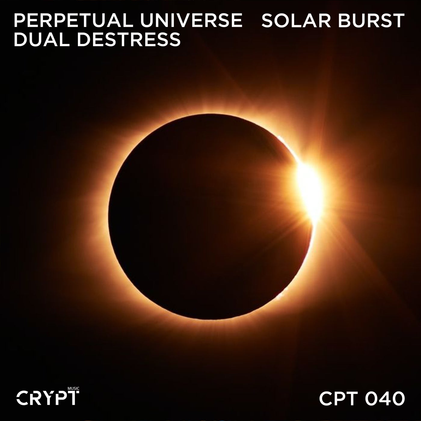 image cover: Perpetual Universe, Dual DeStress - Solar Burst on Crypt Music