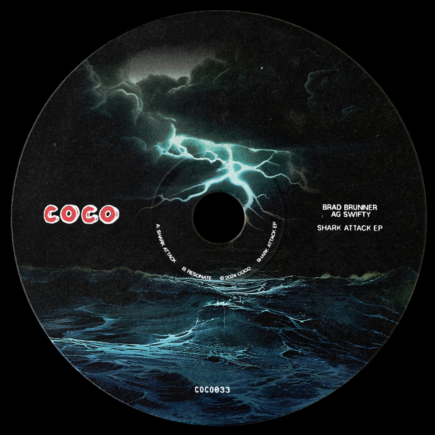 image cover: Brad Brunner, AG Swifty - Shark Attack EP on COCO