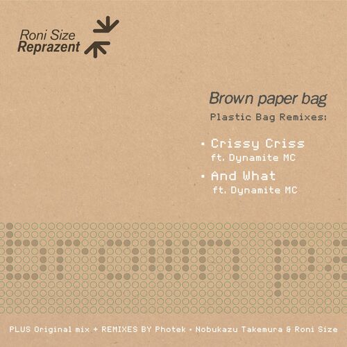 image cover: Roni Size - Brown Paper Bag (Plastic Bag Remixes) on [PIAS] Recordings Catalogue