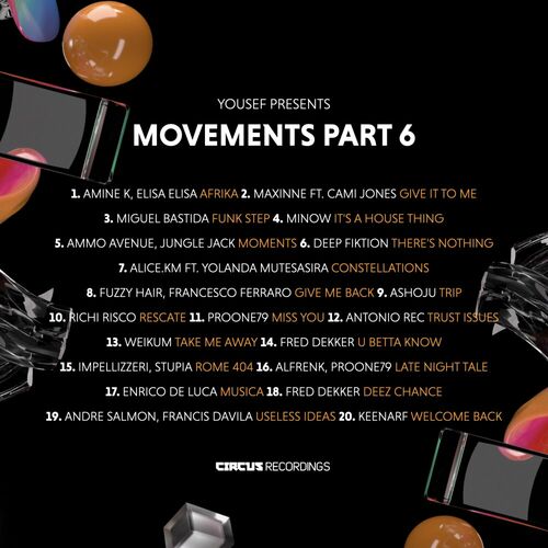 image cover: Various Artists - Movements, Pt. 6 on Circus Recordings