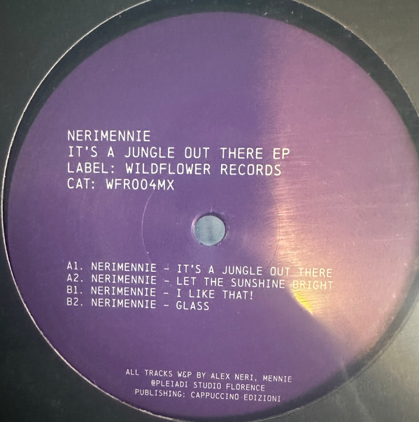 image cover: Nerimennie - It's A Jungle Out There EP on Wildflower Records