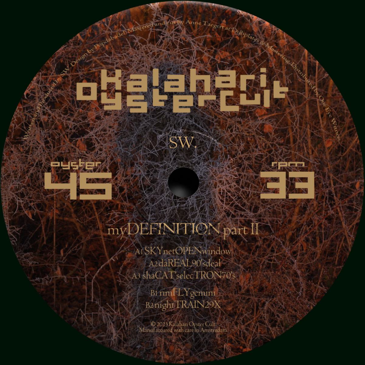 image cover: SW. - myDEFINITION Part II on Kalahari Oyster Cult