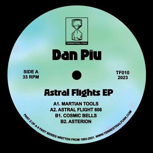 image cover: Dan Piu - Astral Flights EP on Terrestrial Funk