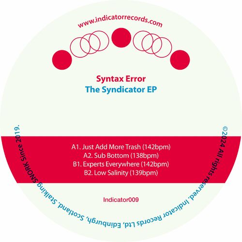 image cover: Syntax Error - The Syndicator EP on Indicator Records