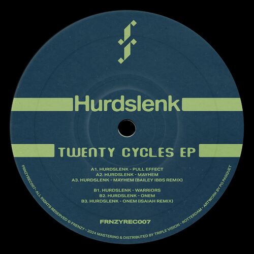 image cover: Hurdslenk - Twenty Cycles EP on Frenzy Recordings