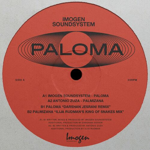 image cover: Imogen Soundsystem - Paloma EP on Imogen Recordings