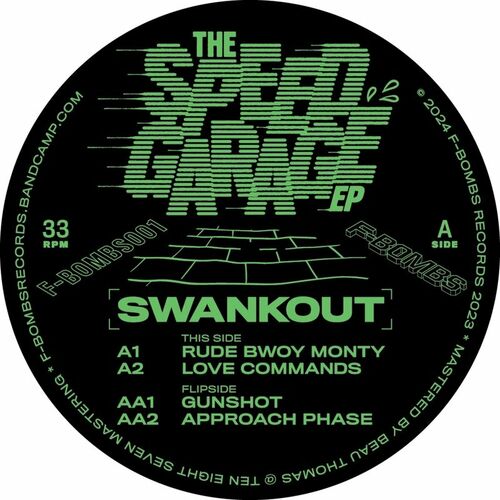 image cover: Swankout - The Speed Garage EP on F-BOMBS Records