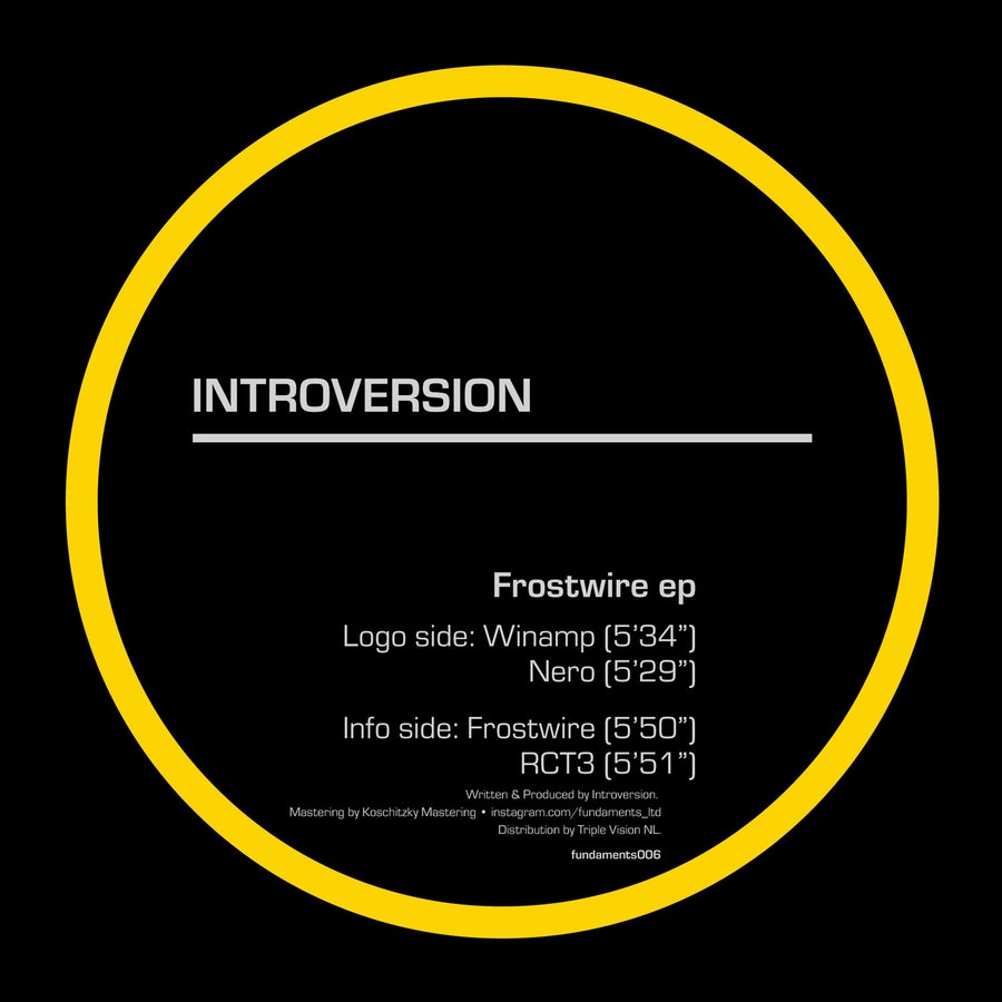 image cover: Introversion - Frostwire EP on Fundaments LTD