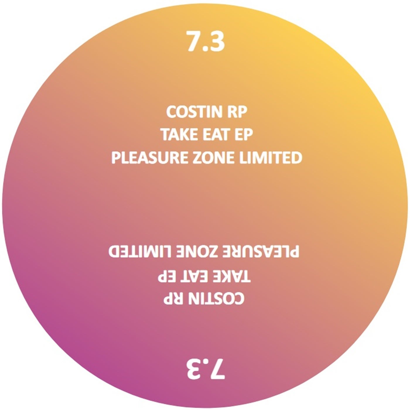 image cover: Costin Rp - Take Eat EP on Pleasure Zone