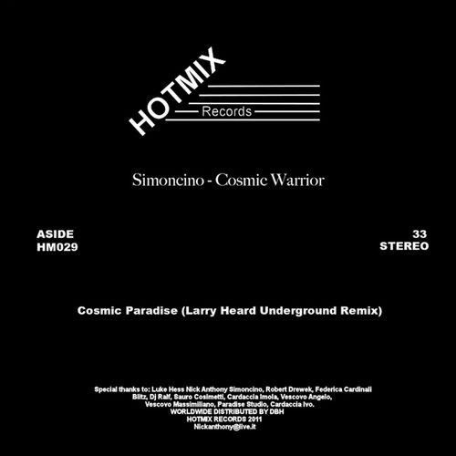 image cover: Simoncino - Cosmic Warrior Remixes on Hotmix Records