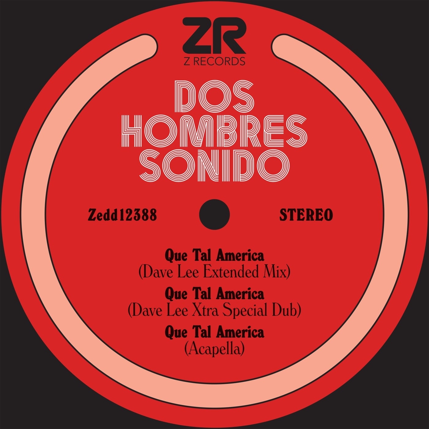 image cover: Dave Lee ZR, Dos Hombres Sonido - Que Tal America (Dave Lee Mixes) on Z Records