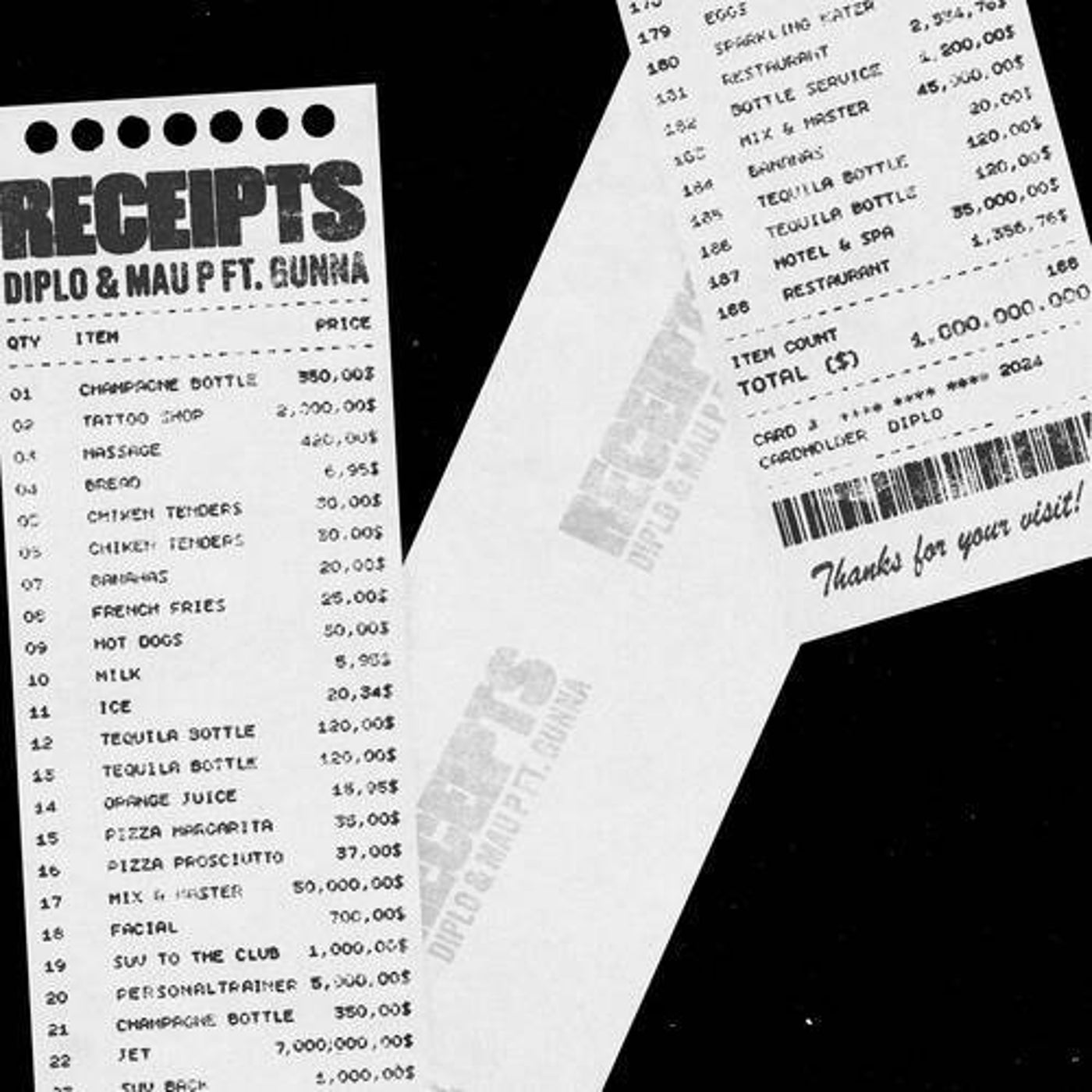 Release Cover: Receipts Download Free on Electrobuzz