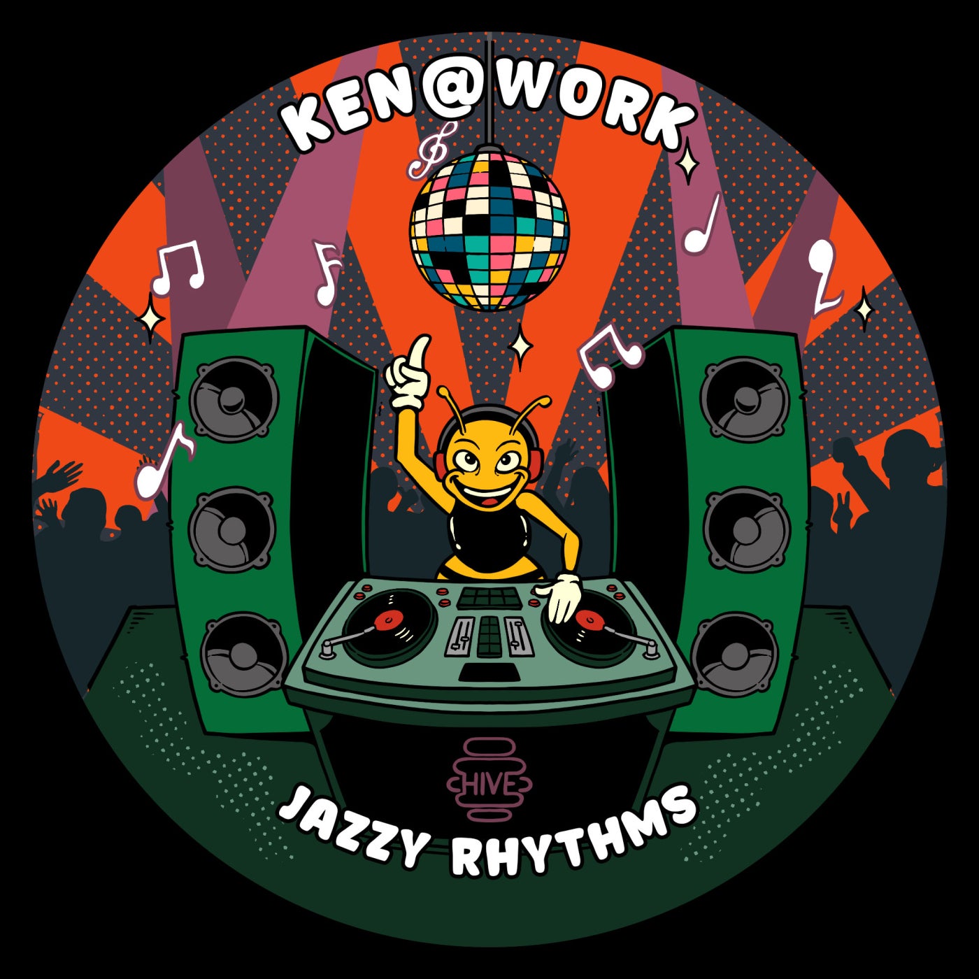 image cover: Ken@Work - Jazzy Rhythms on Hive Label