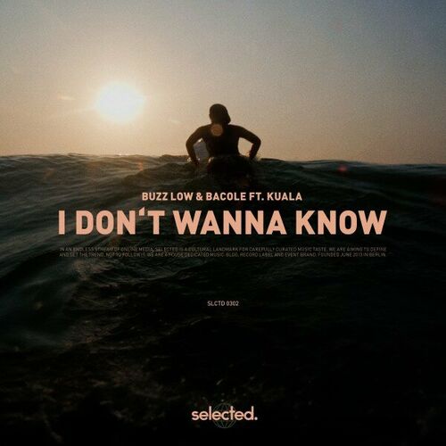 image cover: Buzz Low - I Don't Wanna Know on Selected.