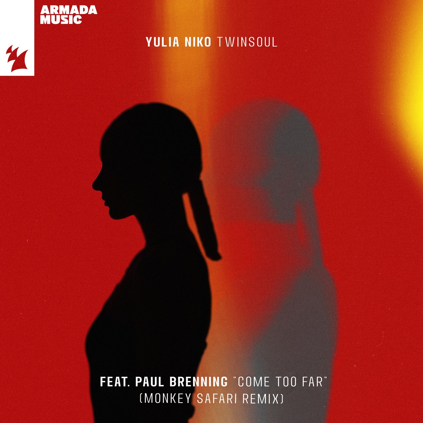 image cover: Paul Brenning, Yulia Niko - Come Too Far - Monkey Safari Remix on Armada Music