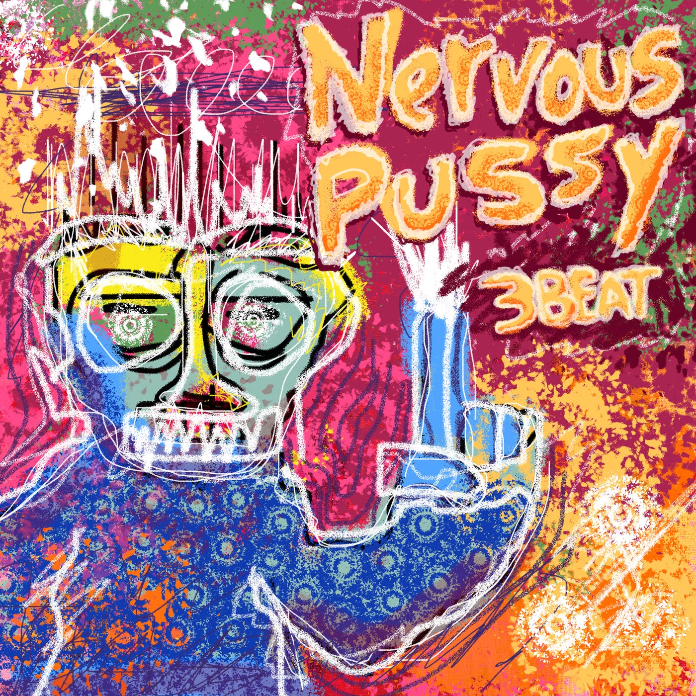 image cover: 3Beat, MC GW - Nervous Pussy on Drop Low Records