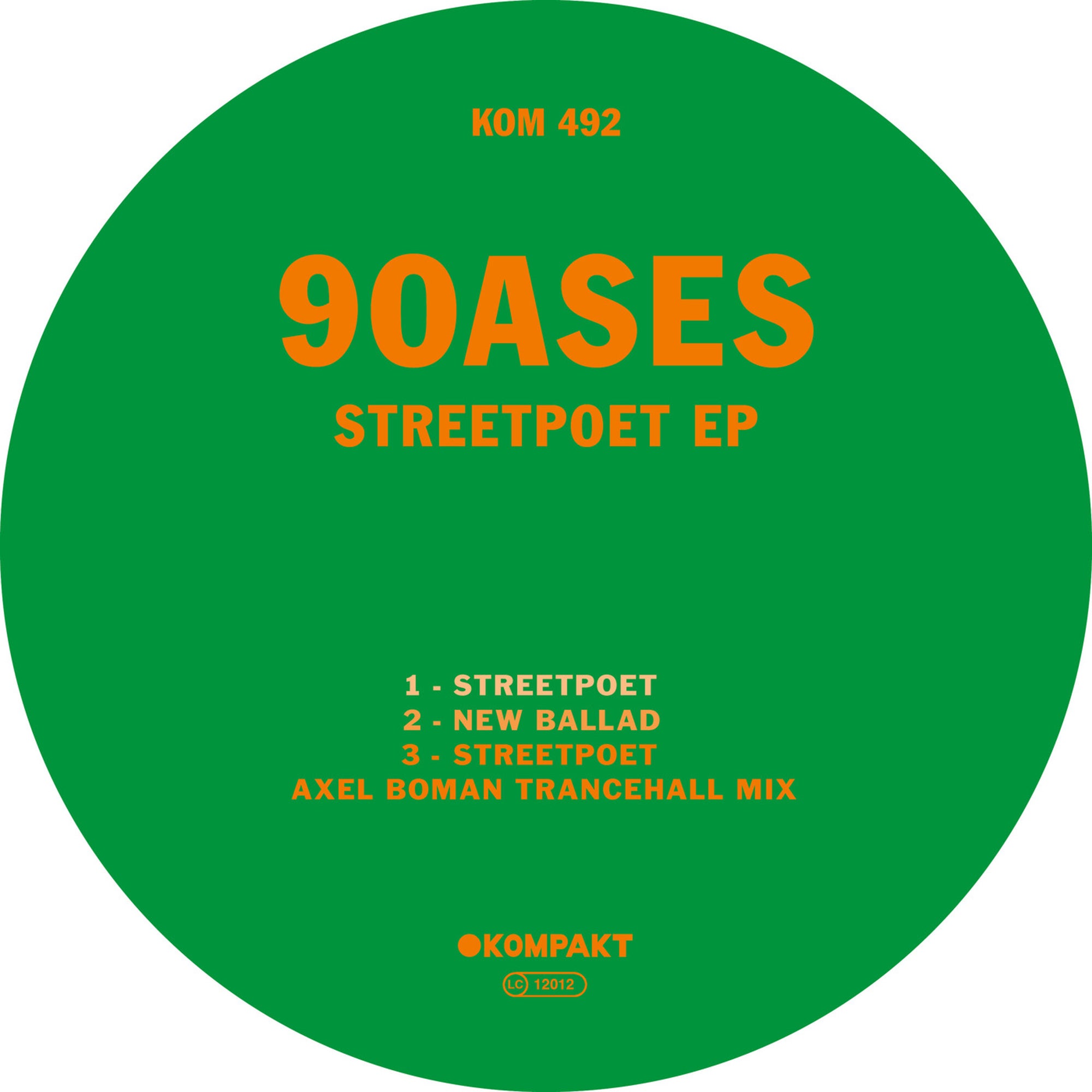 image cover: 9OASES - Streetpoet EP on Kompakt