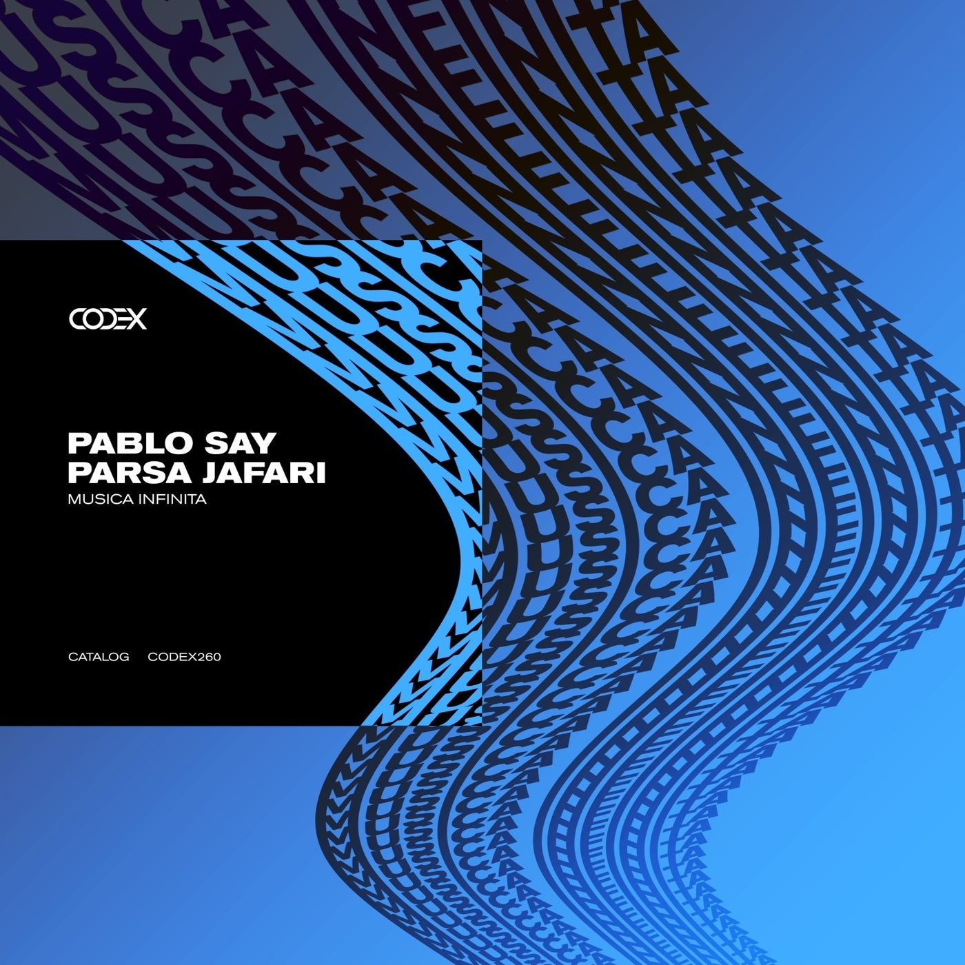 image cover: Pablo Say & Parsa Jafari - Musica Infinita on Codex Recordings