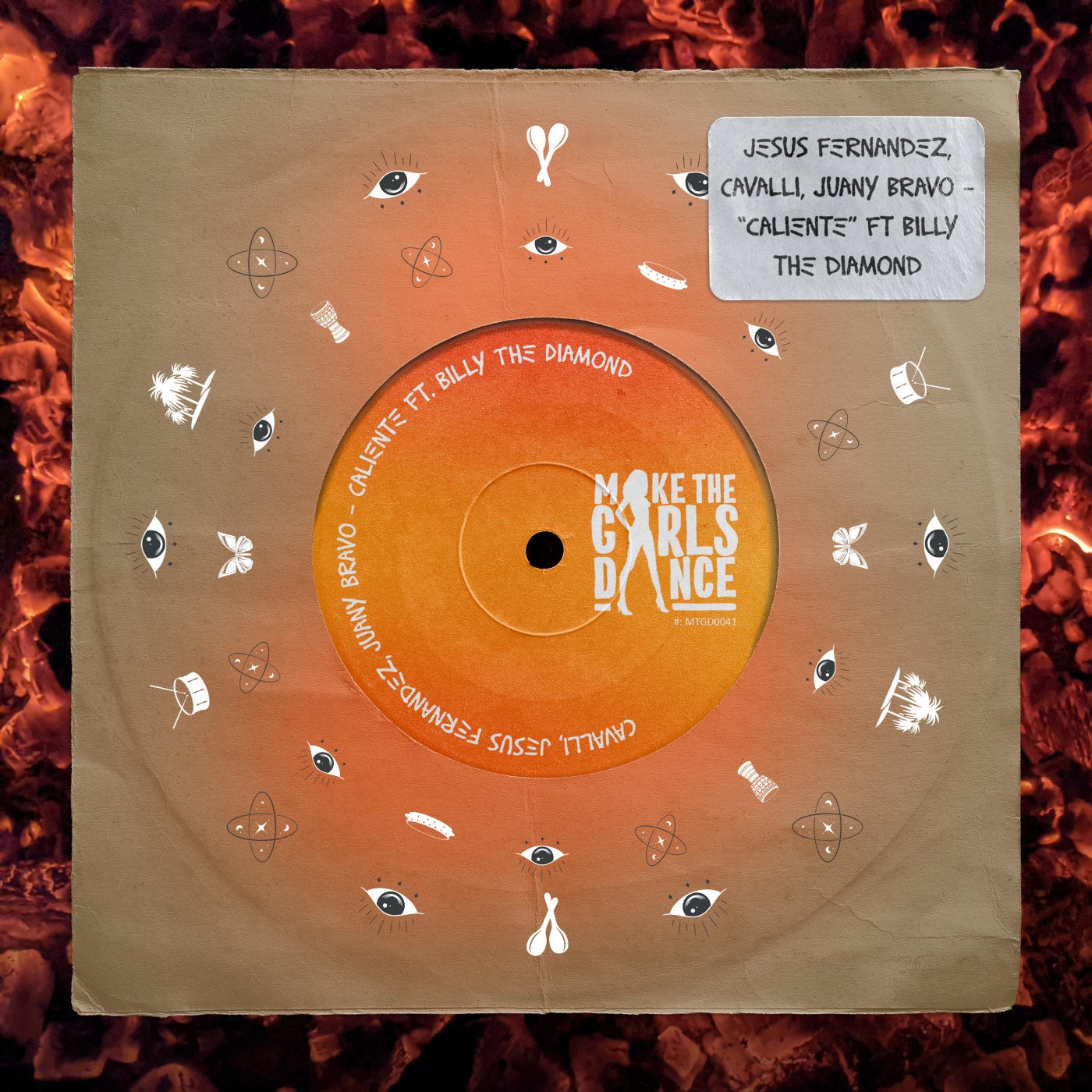 image cover: Juany Bravo, CAVALLI (IT), Jesús Fernández - Caliente (Extended Mix) on Make The Girls Dance Records