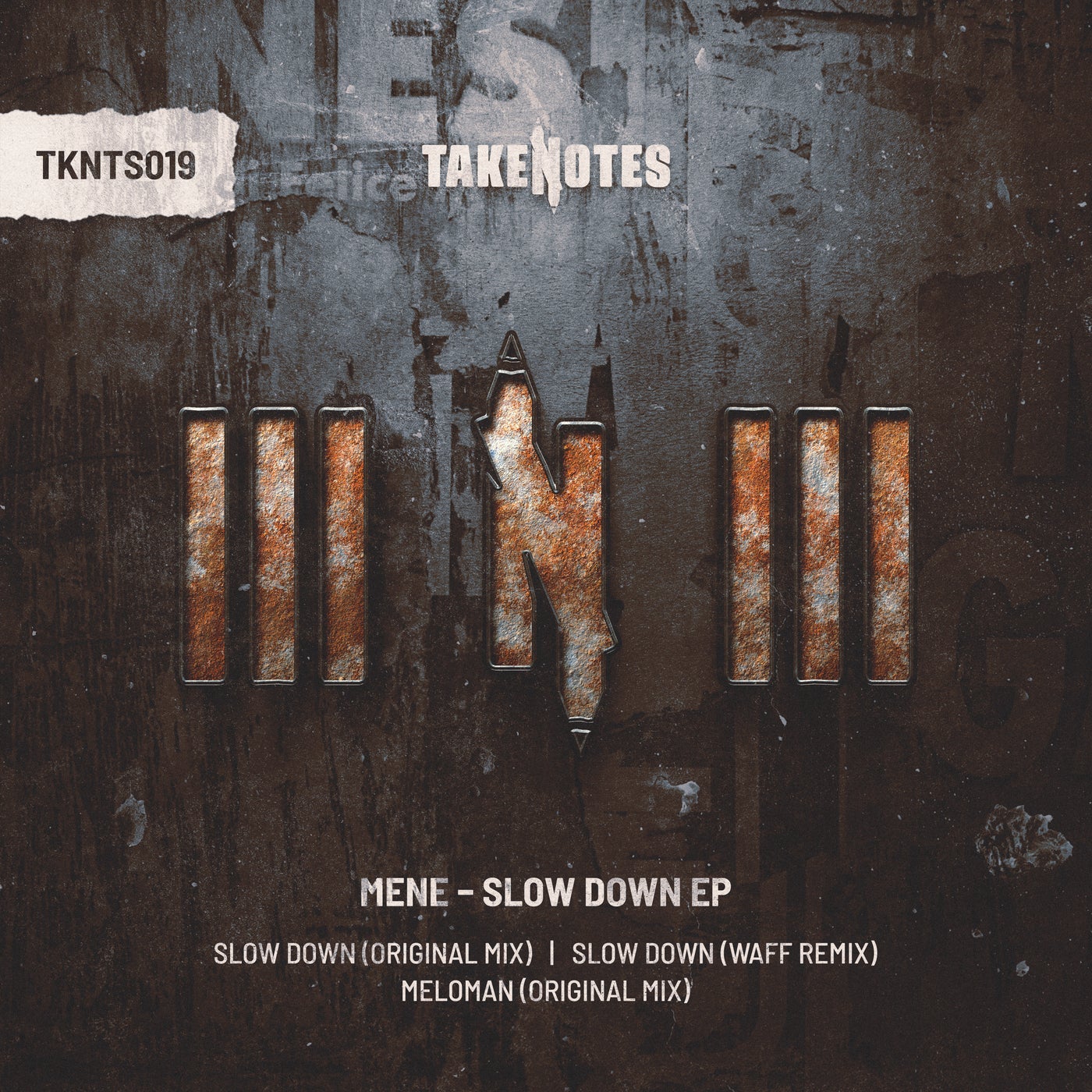 image cover: Mene - Slow Down EP on Take Notes