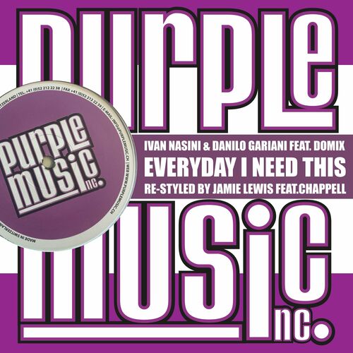 image cover: Ivan Nasini - Everyday i Need This on Purple Music