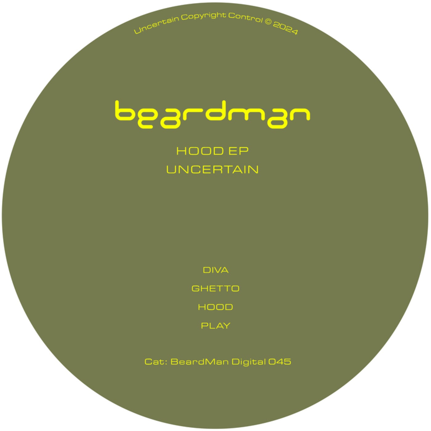 image cover: Uncertain - Hood EP on Beard Man