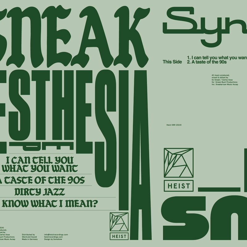 image cover: DJ Sneak - A Taste of the 90s on Heist Recordings