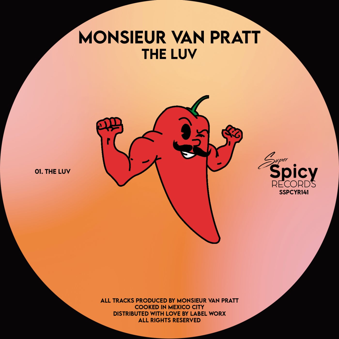 image cover: Monsieur Van Pratt - The Luv on Super Spicy Records