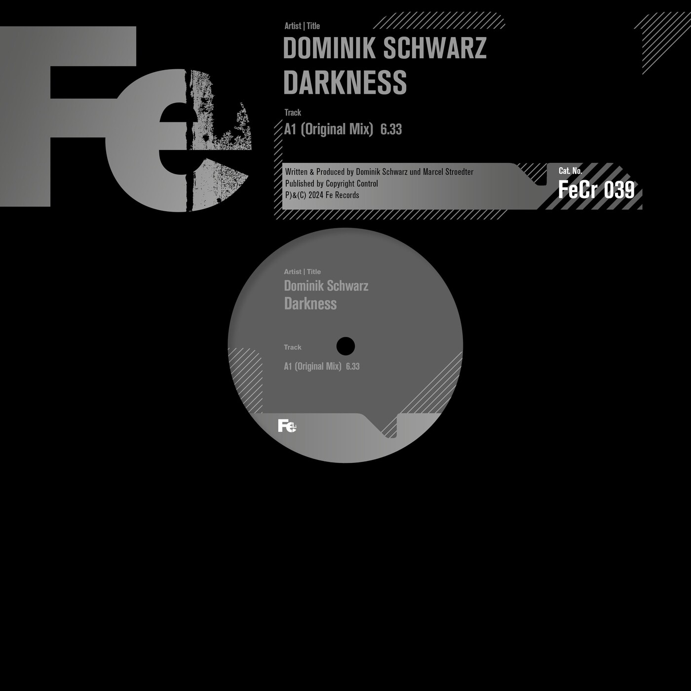 image cover: Domink Schwarz - Darkness (Original Mix) on Fe Chrome