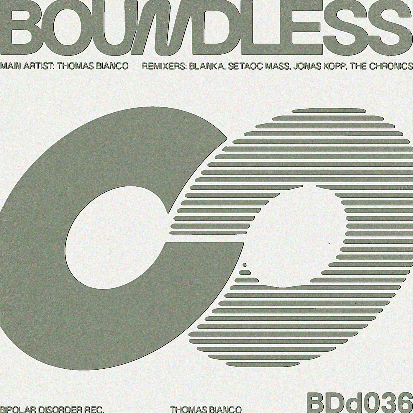 image cover: Thomas Bianco - Boundless on Bipolar Disorder Records