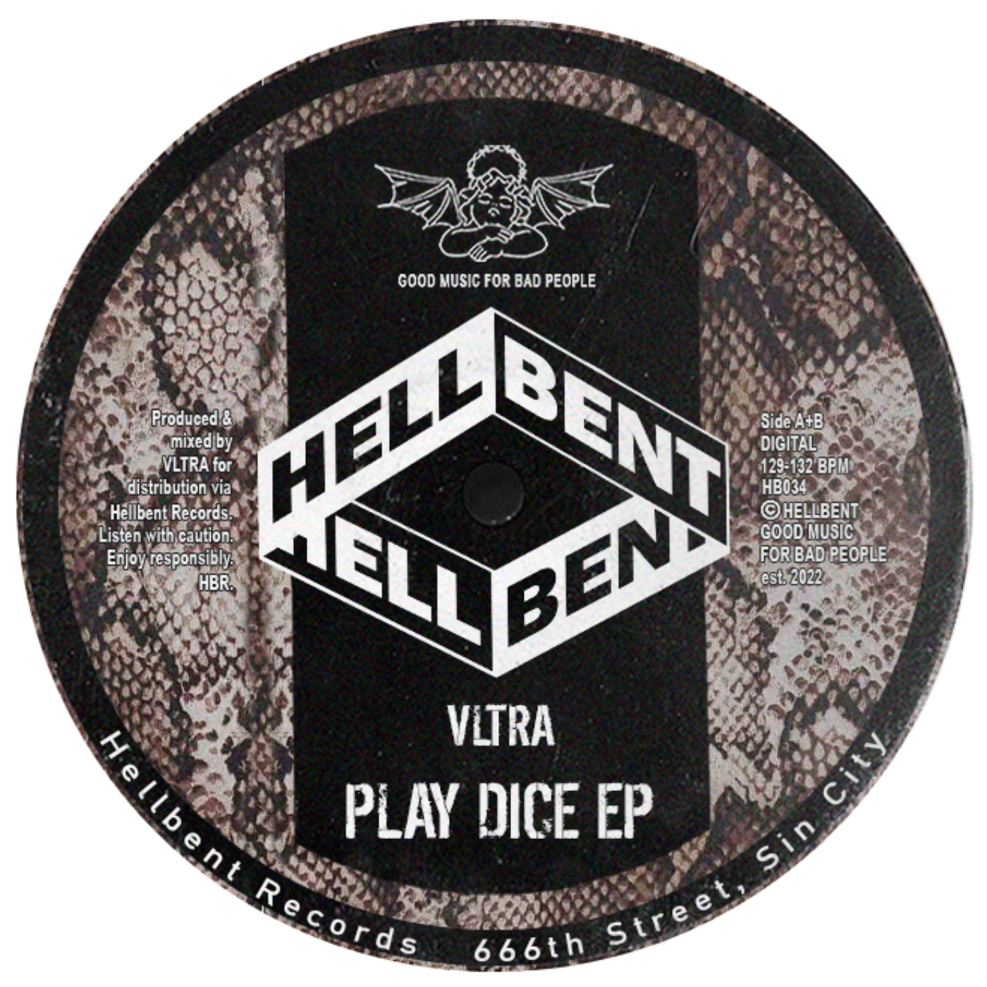 image cover: VLTRA (IT) - Play Dice EP on Hellbent Records