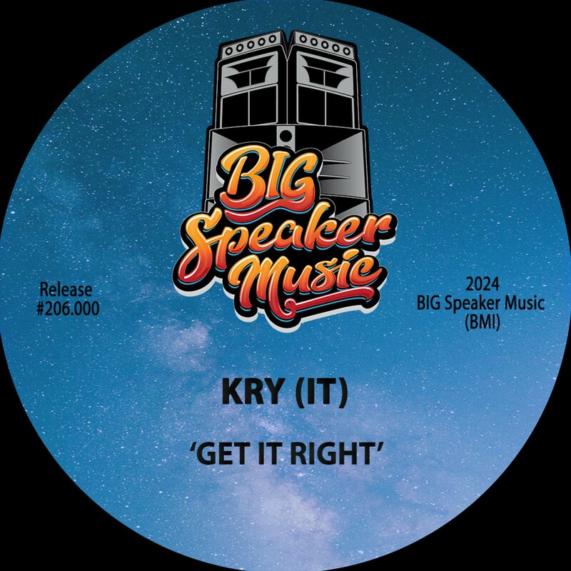 image cover: Kry (IT) - Get It Right on (BIG Speaker Music)