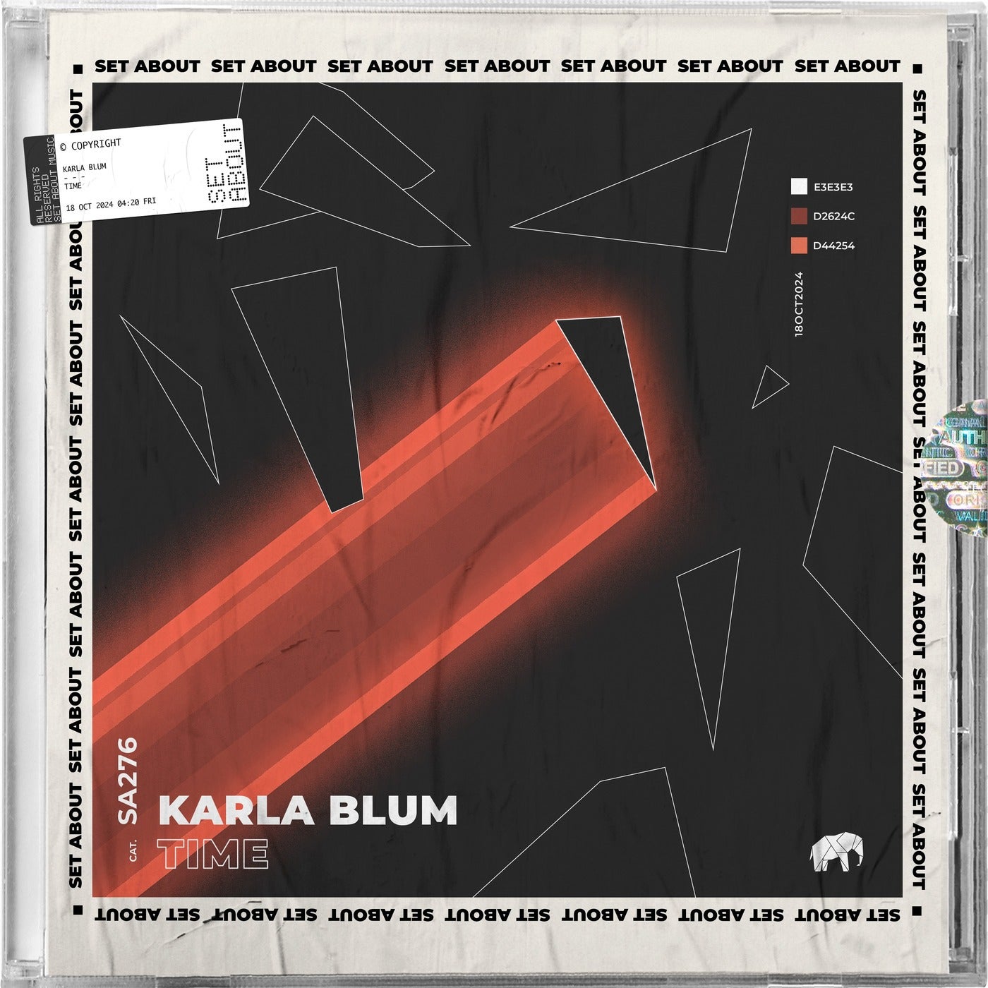 image cover: Karla Blum - Time on (Set About Music)