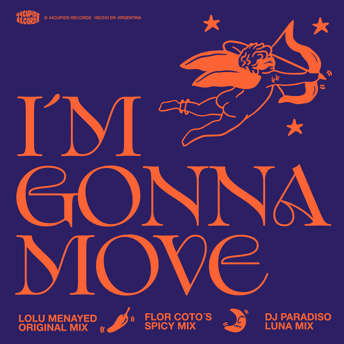 image cover: Lolu Menayed - Im Gonna Move EP on (44CUPIDS RECORDS)