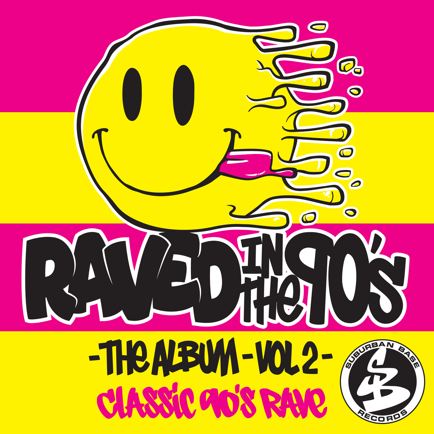 image cover: VA - Raved In The 90's The Album, Vol. 2 on Suburban Base Records